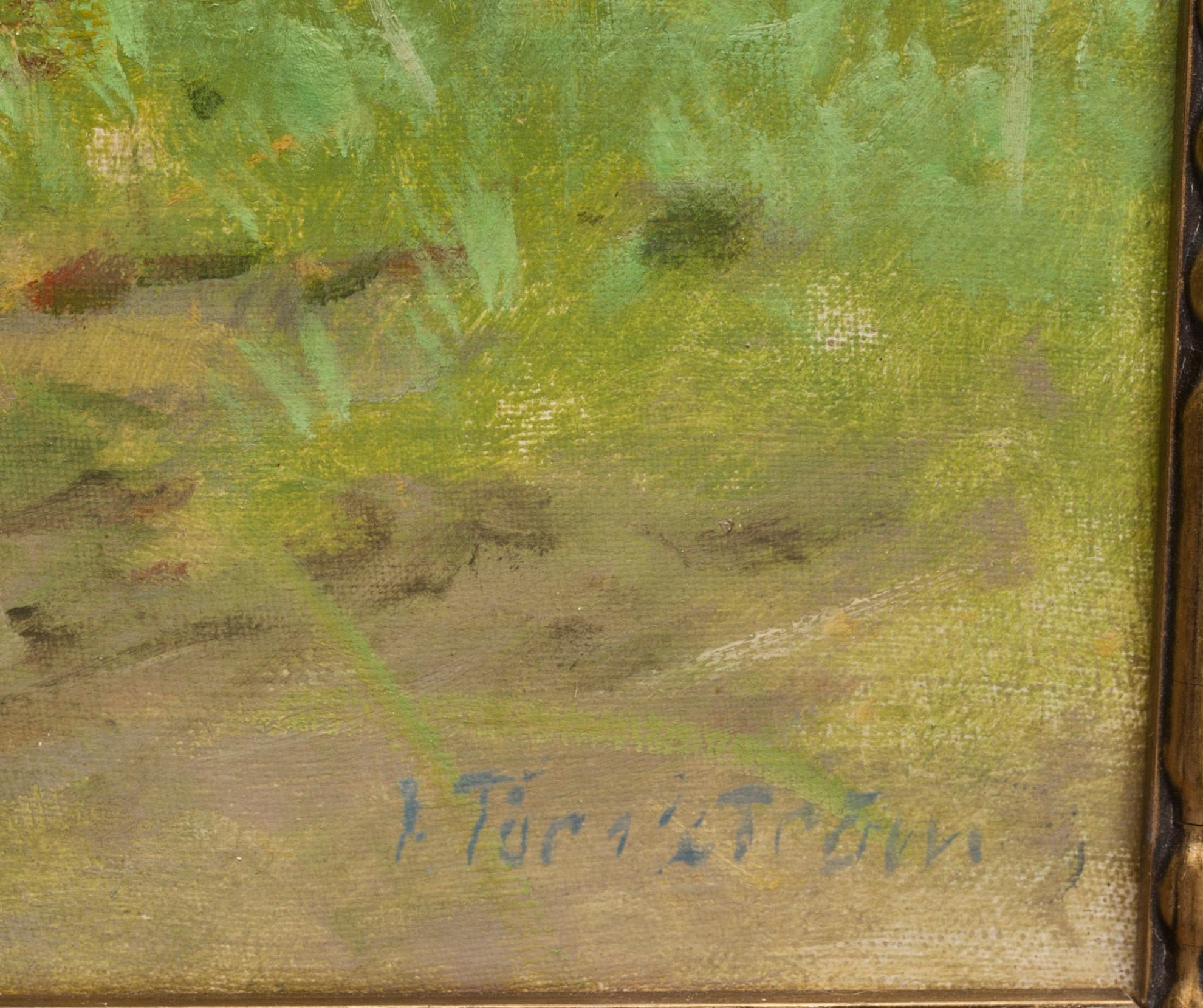 ISIDOR TÖRNSTRÖM, olja på duk, signerad.