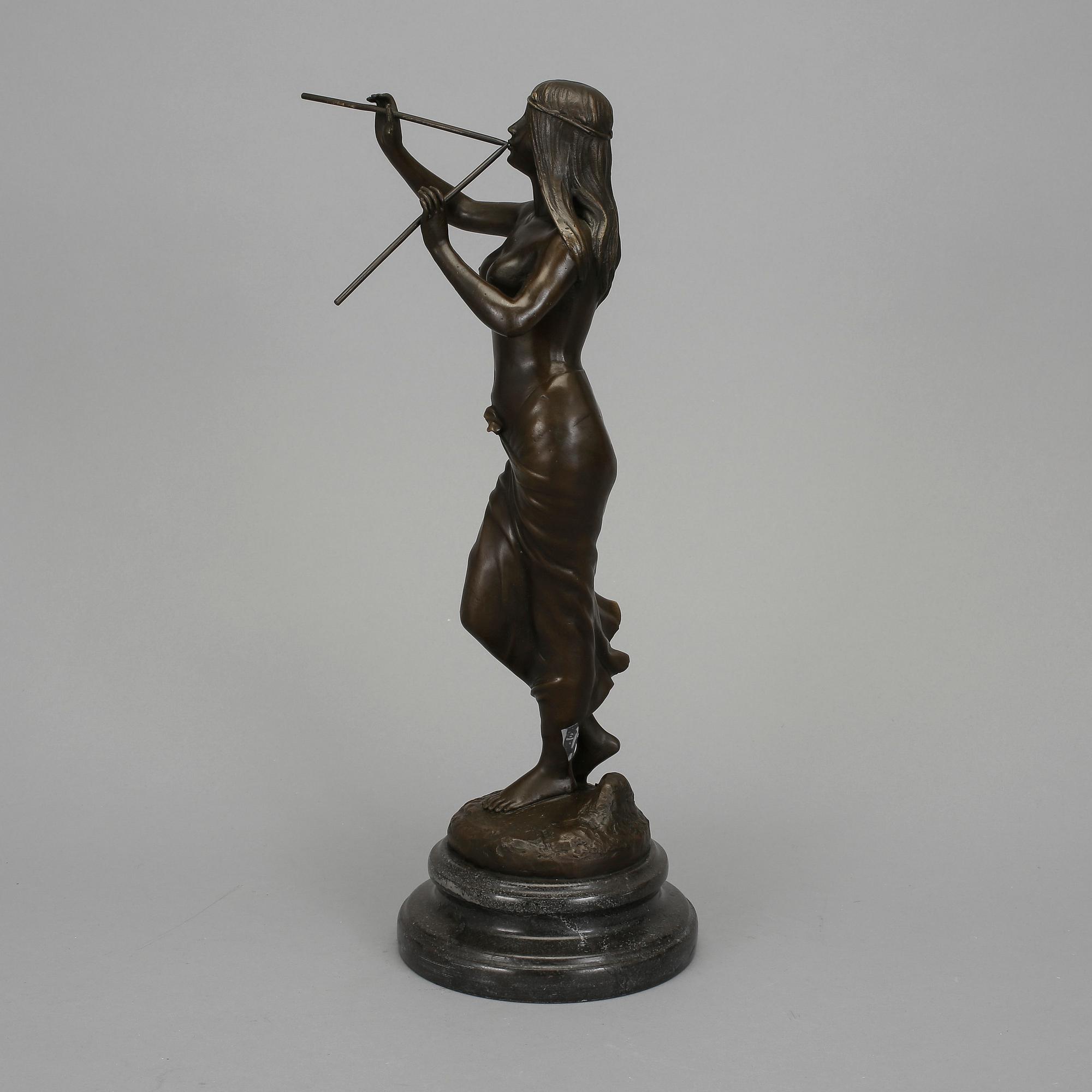 SKULPTUR, patinerad brons, 1900-tal.