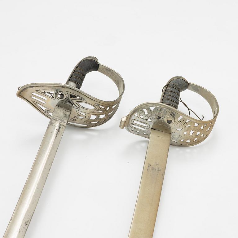 Two swords, 19th century.