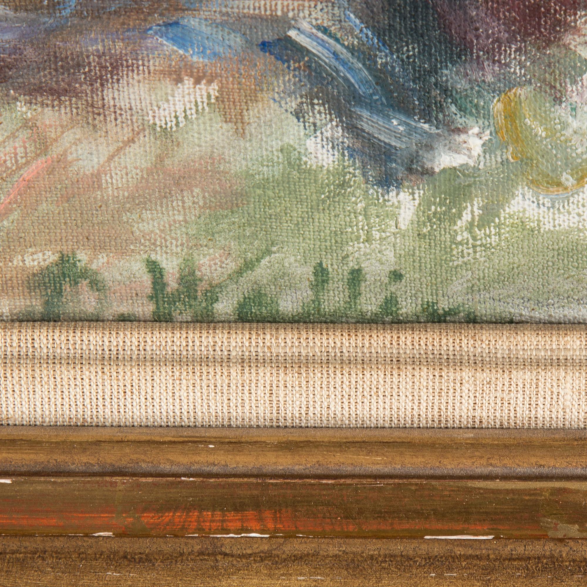 DAVID WALLIN, oil on canvas, signed.