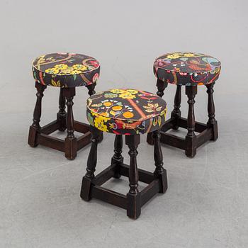 Three stools, first half of the 20th Century.