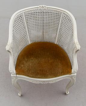 KARMSTOL, rokokostil, 1900-talets mitt.