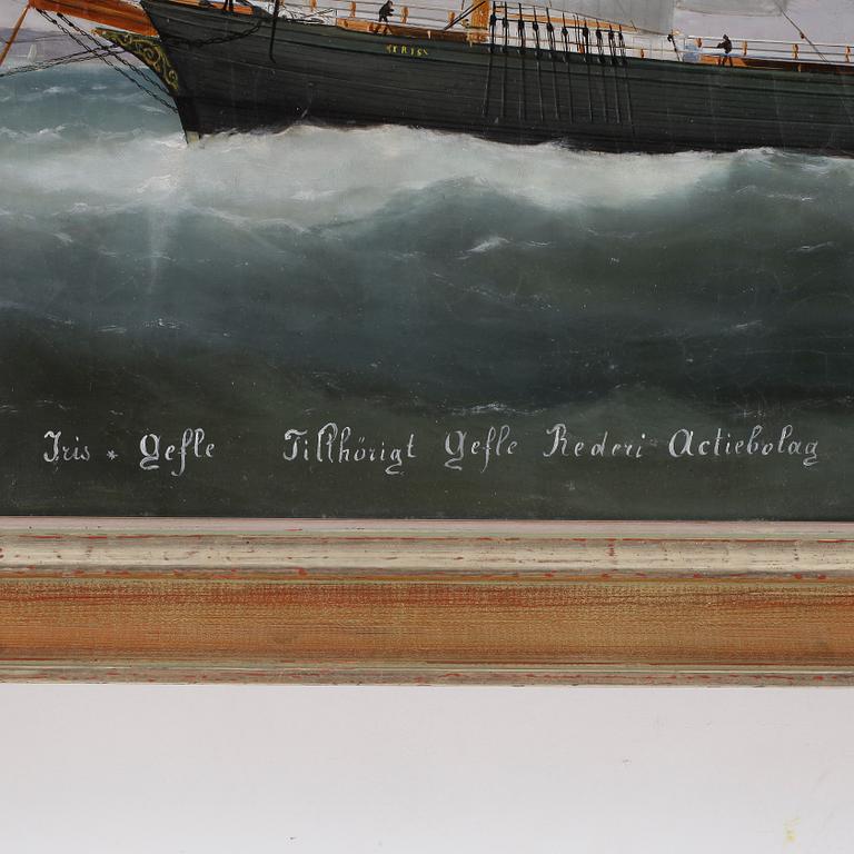 MARIE-EDOUARD ADAM, olja på duk, sign o dat 1875.