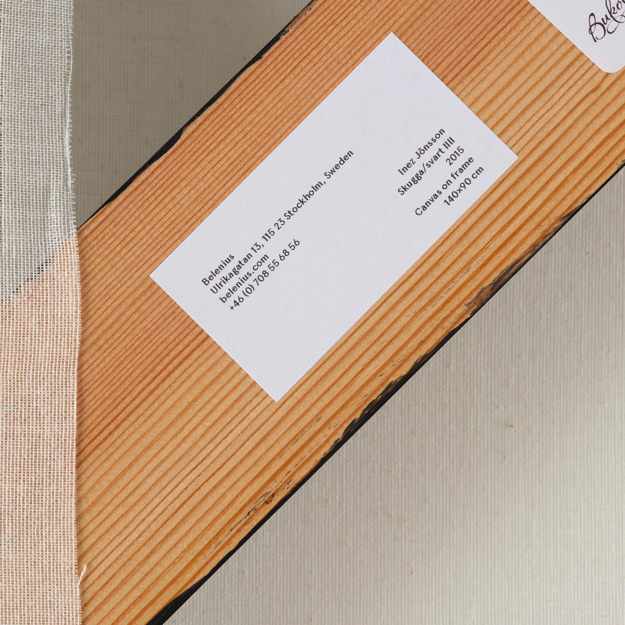 Inez Jönsson, "Skugga/svart IIII".