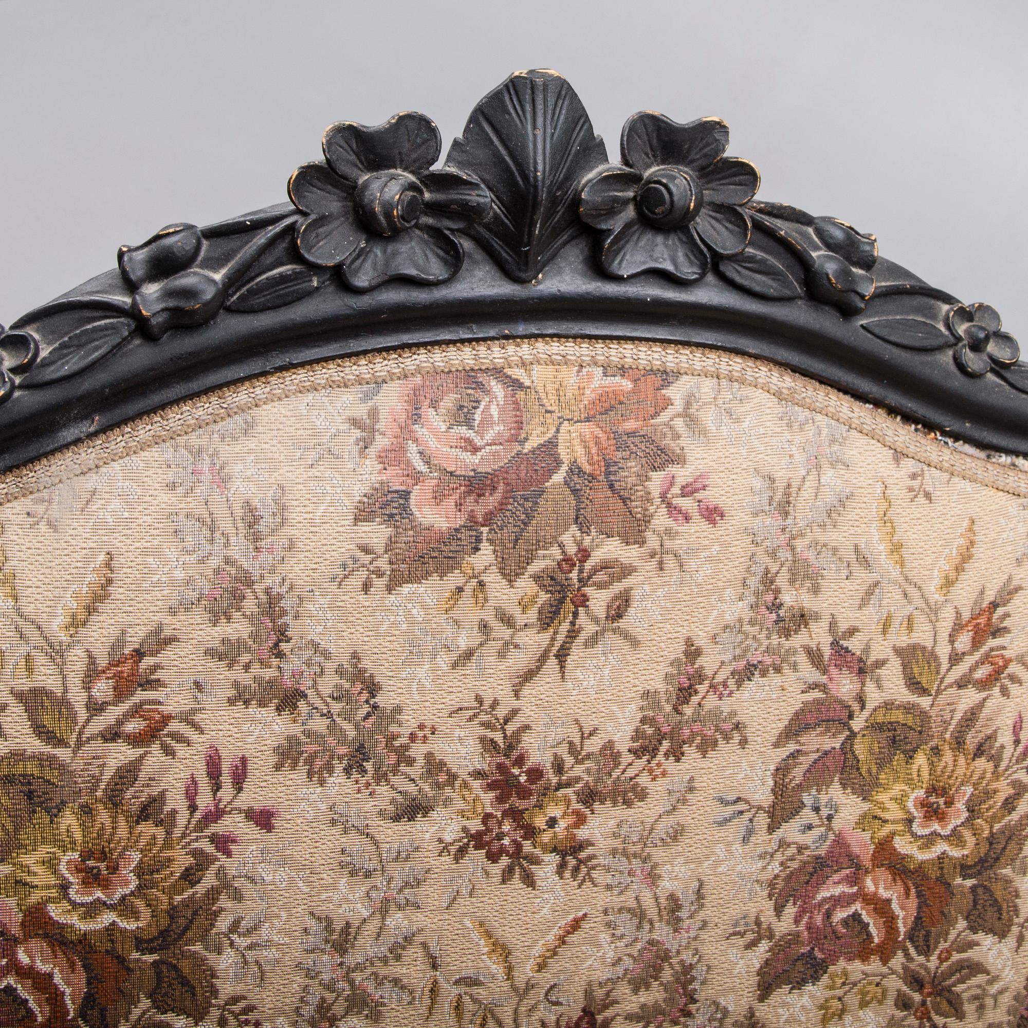 SOFFA, rokokostil, 1800-talets slut.