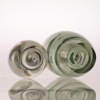 TIMO SARPANEVA, vas, "Claritas" och skulptur, modell 3575,  Iittala, Finland 1986 och 1956.