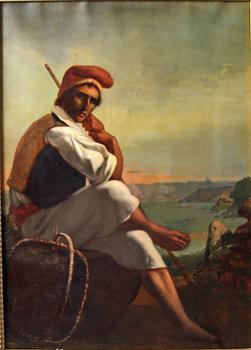 FRANSISCO JOSÉ DE REZENDE, olja på duk, sign a tergo o dat 1866.