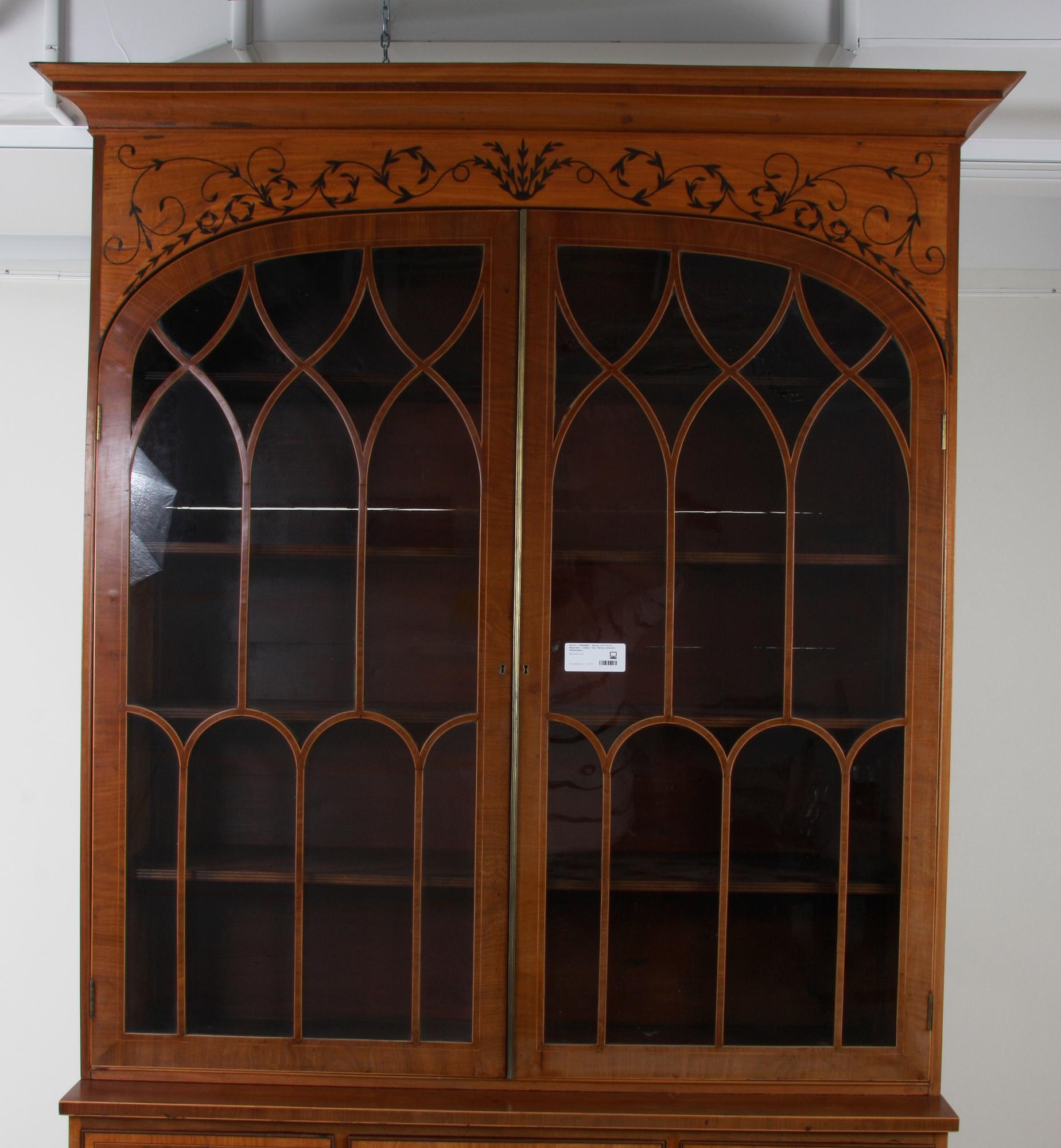 BOKSKÅP, Georg III-stil, England, inköpt hos Georg Kofoed, Köpenhamn.