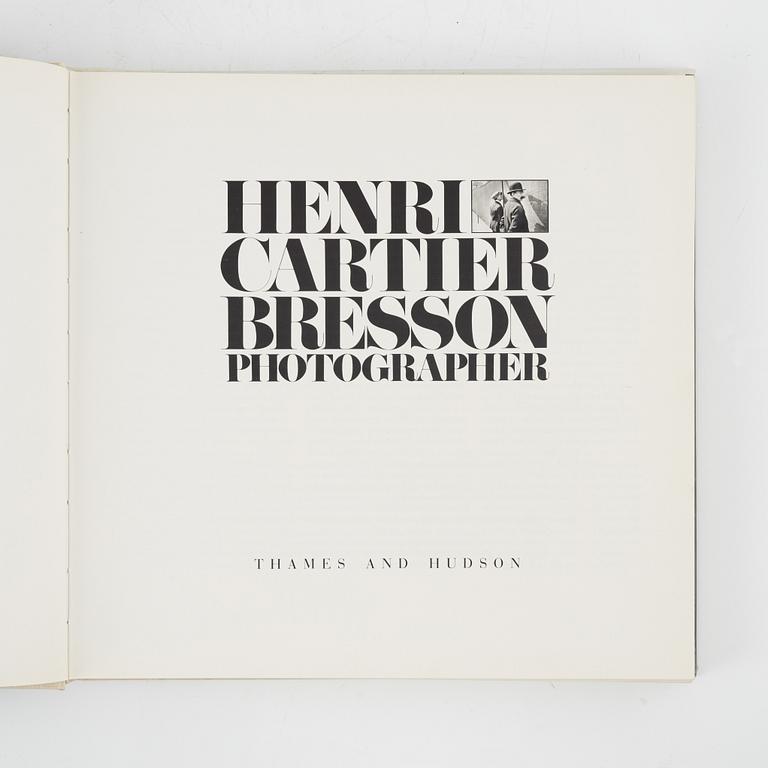 Henri Cartier-Bresson, "Photographer", fotobok.