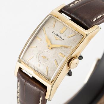 Longines/Wittnauer, wristwatch, 22.5 x 28.5 (37.5) mm.