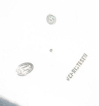 A SILVER BOWL V. CHRISTENSEN COPENHAGEN. WEIGHT CA 357 G.