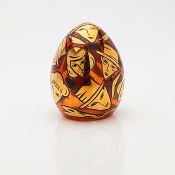 Ulrica Hydman-Vallien, skulptur, glas, Kosta Boda Atelier.