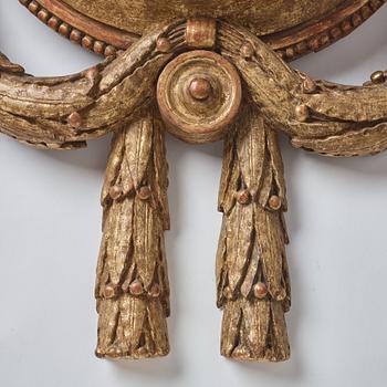 VÄGGPENDYL, av Johan Gustaf Anjou, gustaviansk, 1700-talets slut.