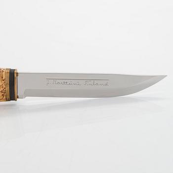 Marttiini knife, Suomi-Finland, "Loirinuotiolla".