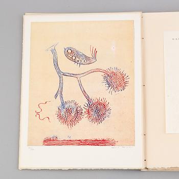 Max Ernst, book with colourlithograph, 1973, signed and numbered 21/80.