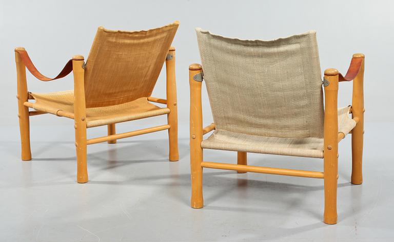 KARMSTOLAR, ett par, "Safari", Elias Svedberg, NK:s Triva-serie, 1950-tal.