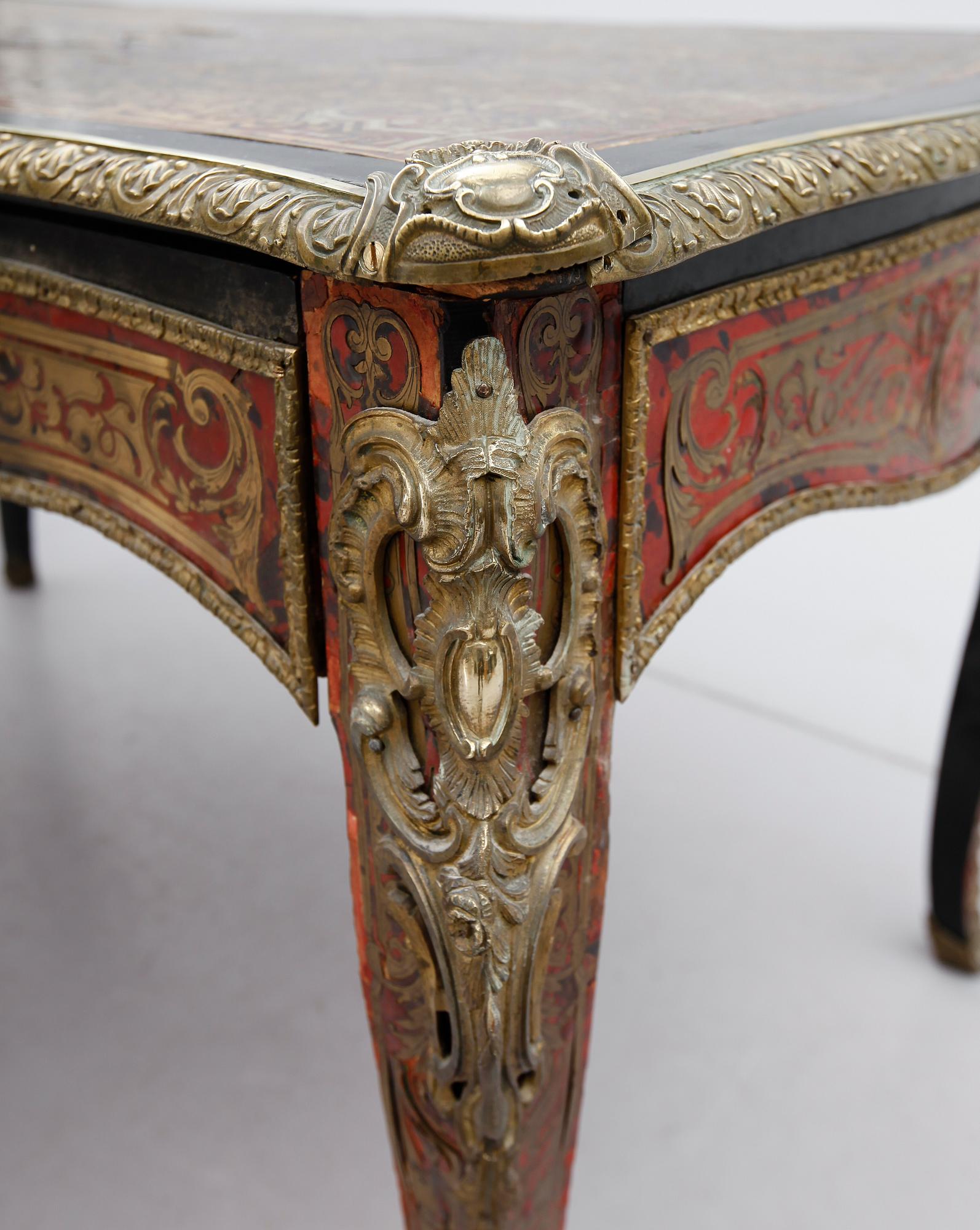 SKRIVBORD, boulle-arbete, Frankrike, 1800-tal.