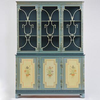 Carl Malmsten, a Swedish Grace showcase cabinet, cabinetmaker Albin Johansson, Stockholm, for Villa Kvikkjokk, 1927.