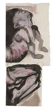 350. Marlene Dumas, "Two Parts".
