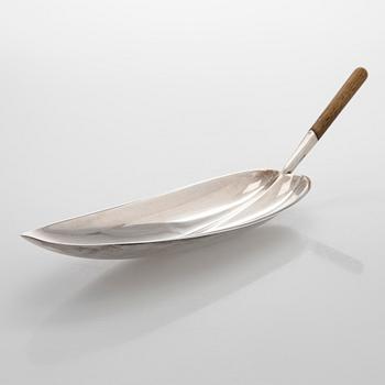 Tapio Wirkkala, skål, TW 85, silver, Kultakeskus, Tavastehus 1963.