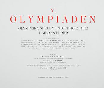 BOK, "Olympiaden i bild och ord", Stockholm, 1912.