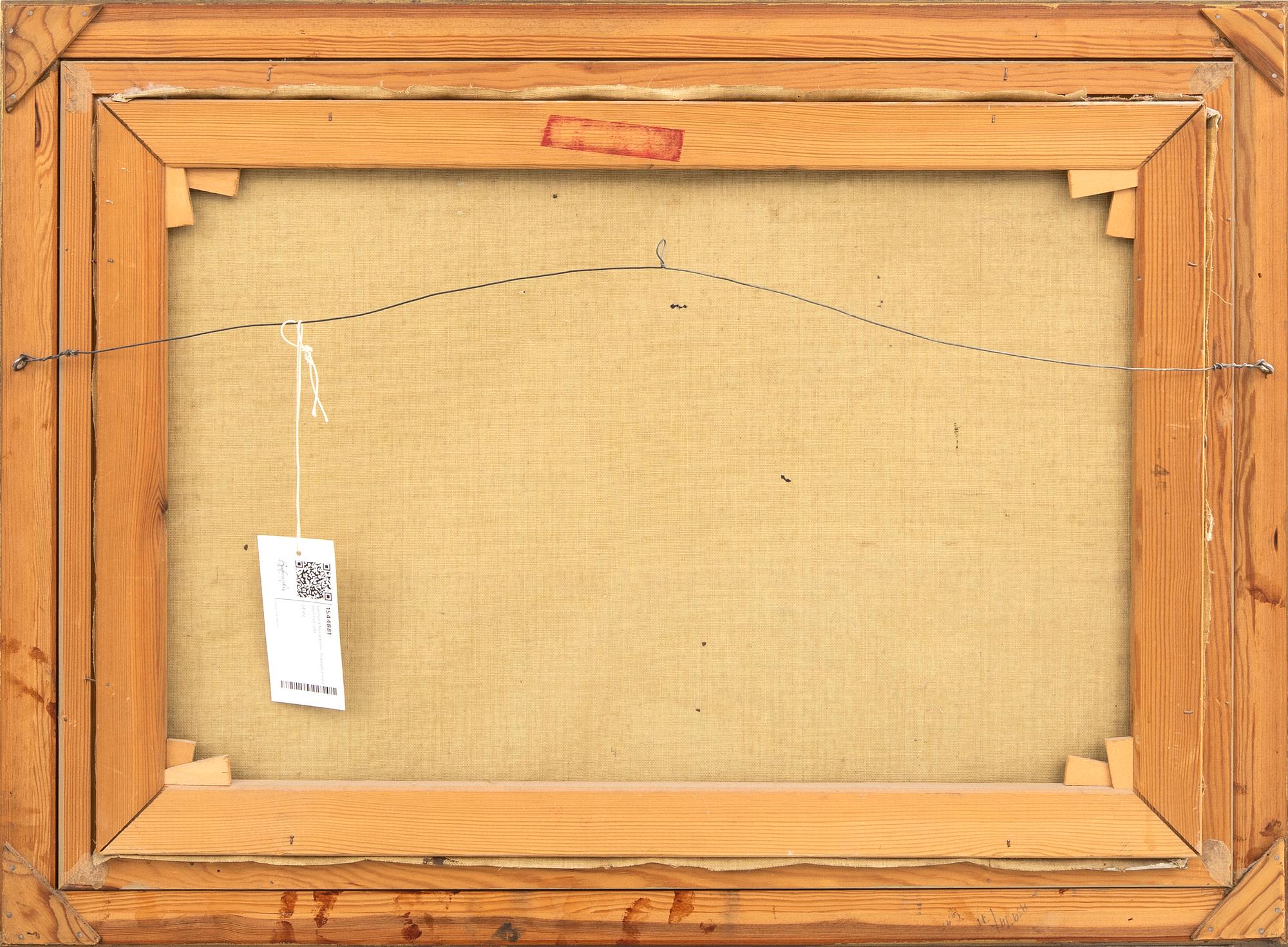 Gerhard Nordström, Garden with Stone Wall.