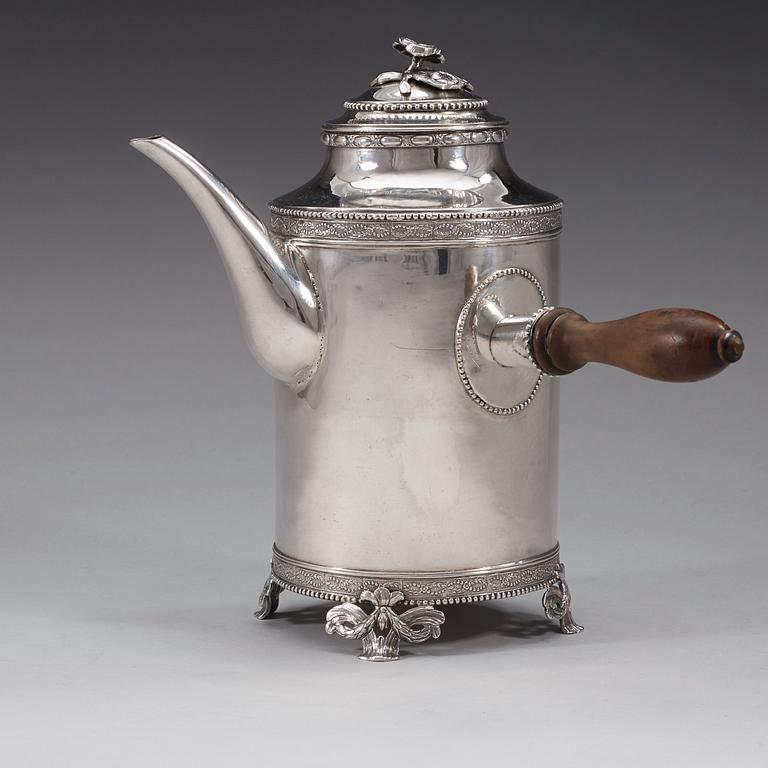 KAFFEKANNA, av Nils Tornberg, Linköping 1788. Gustaviansk.