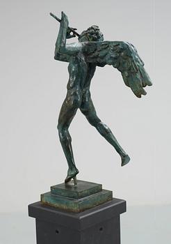 CARL MILLES, efter, skulptur, brons. Otydl stämpel. Sent 1900-tal.