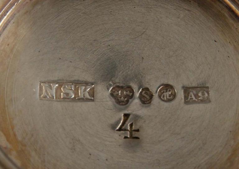 STRÖARE, 3 st, silver. Sverige, 1950-tal.