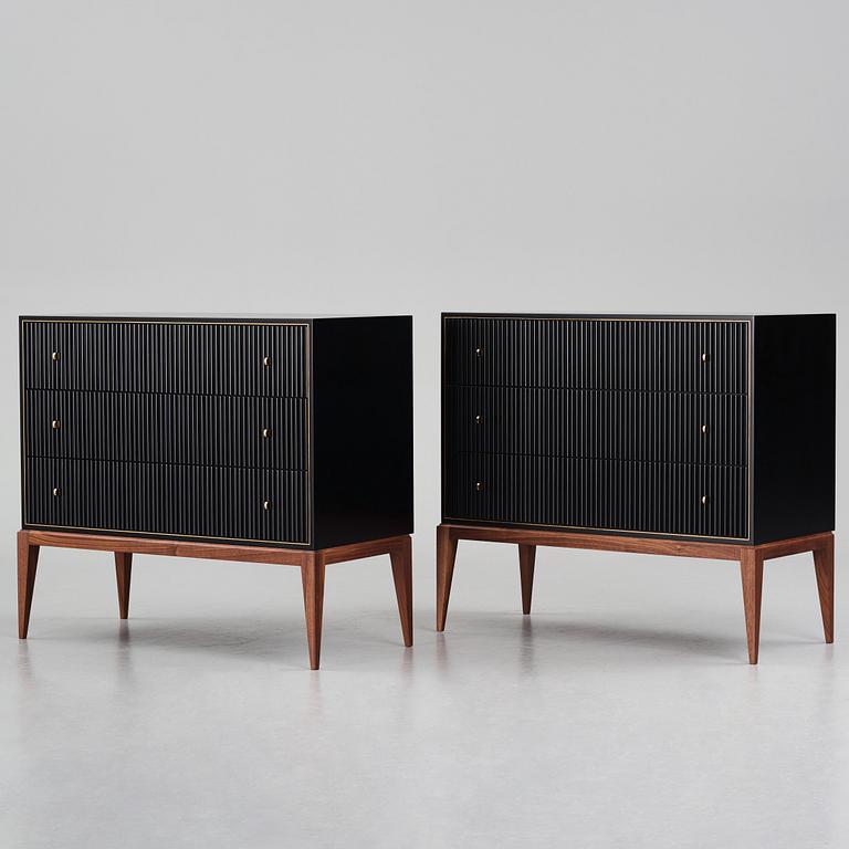 Attila Suta, a pair of chest of drawers, his own workshop, Stockholm 2021.