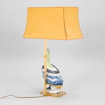 Tablelamp, model 2181 for Societa Porcellane Artistiche, Italy latter half of 20th century.