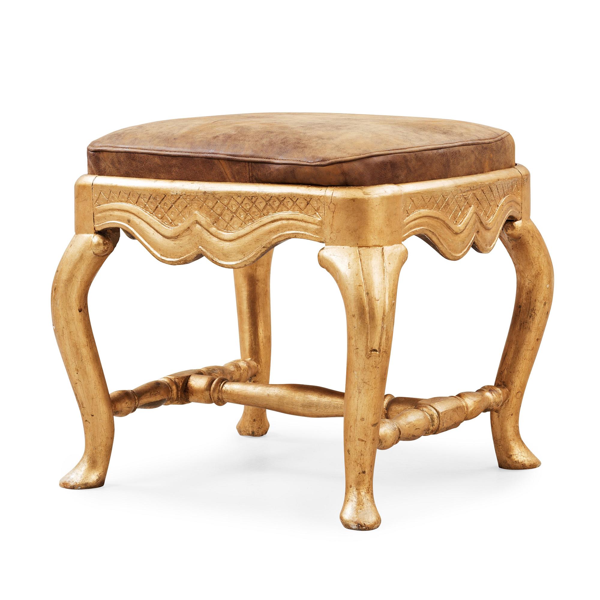 A Swedish late Baroque 18th century stool.