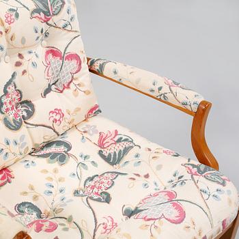 FÅTÖLJER, ett par, 1900-talets andra hälft.