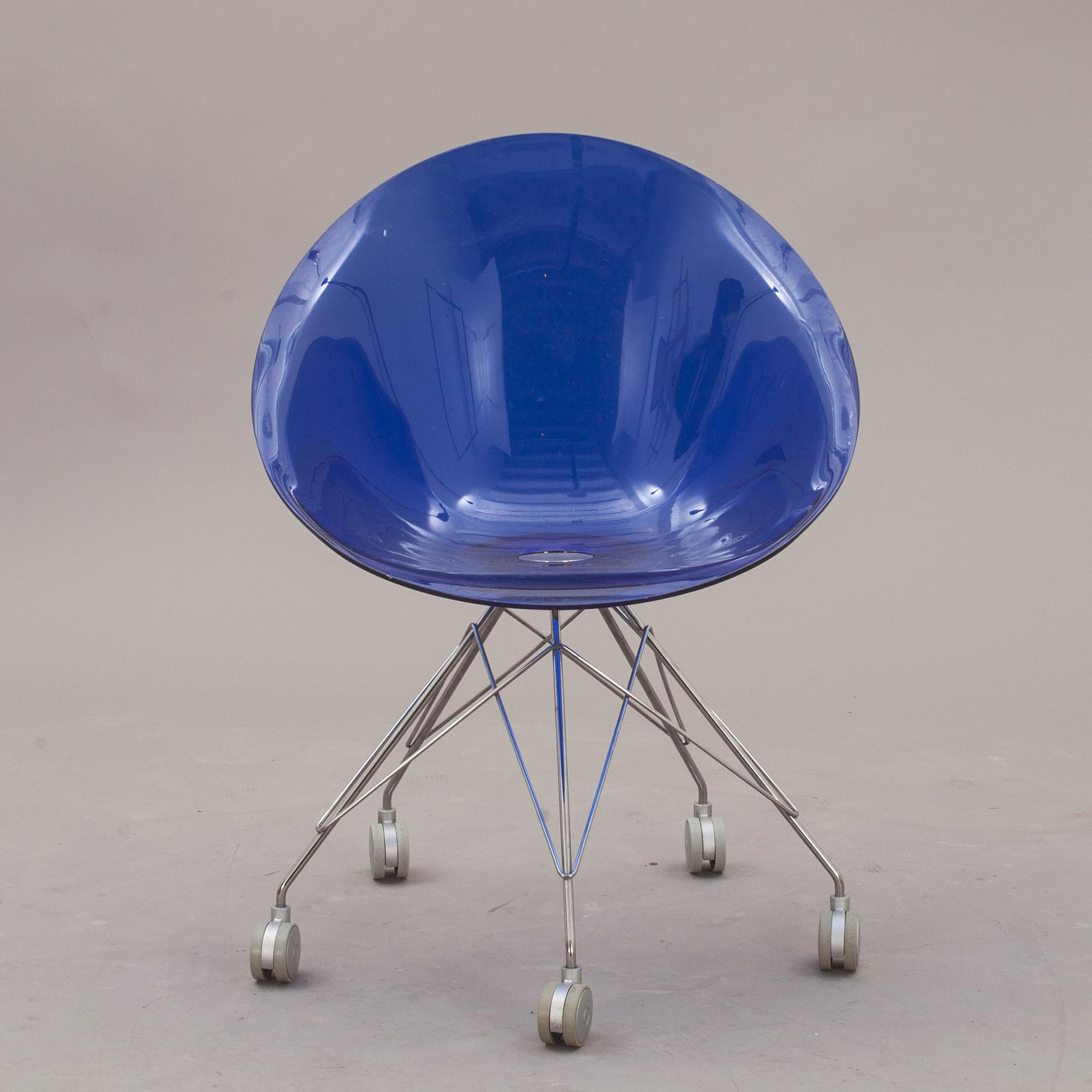 SKRIVBORDSSTOL, "Eros", Philippe Starck för Kartell, märkt.