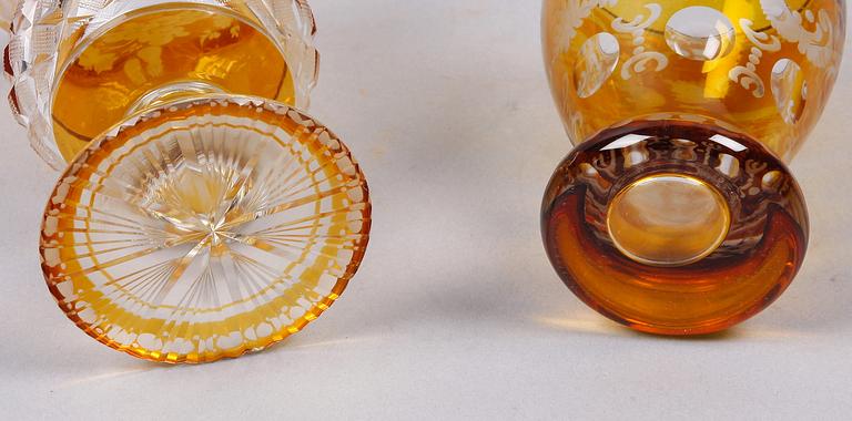 PARTI GLAS, 3 st, Böhmen, 1900-talets första hälft.