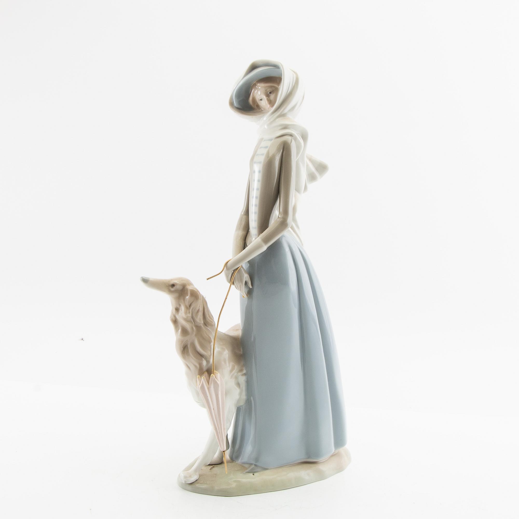 Figure Lladro Spain late 20th century porcelain.