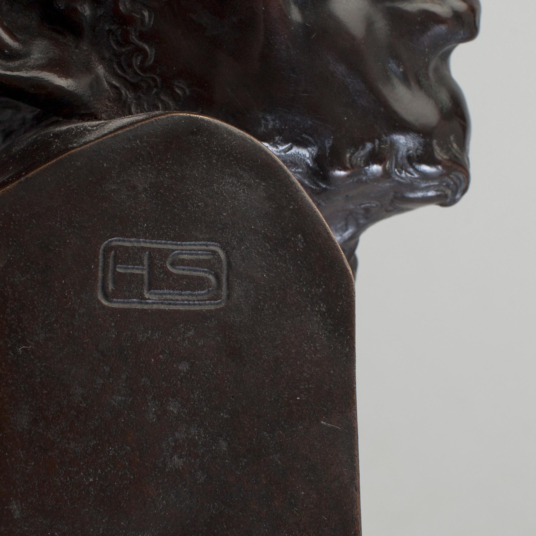 HANS SCHWEGERLE, Skulptur, brons, signerad.