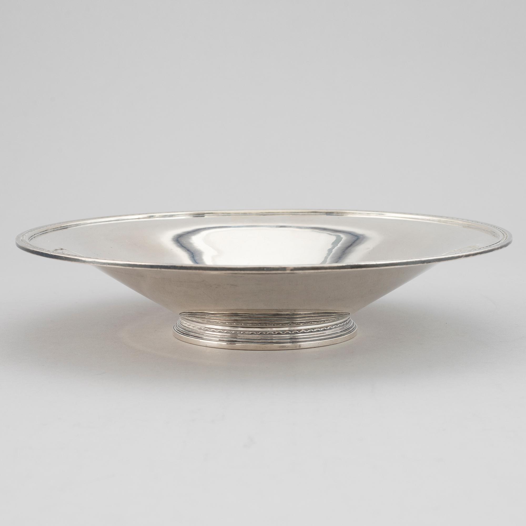 BORGILA, skålfat, sterlingsilver, Stockholm 1943.