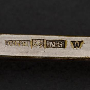 A Swedish early 20th century 166 piece silver-cutlery, Marked CGH, Stockholm 1900-1921.