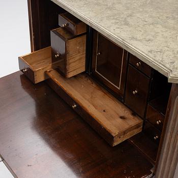 Secretaire, late Gustavian, circa 1800.