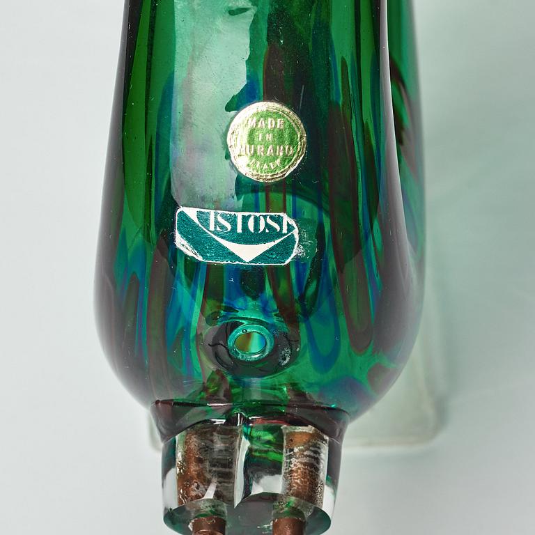 Alessandro Pianon, skulptur, fågel, "Pulcino", Vistosi, Murano, Italien 1960-tal.