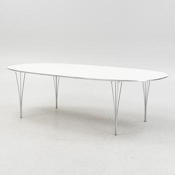 Bruno Mathsson & Piet Hein, a 'Superellips' dining table, Fritz Hansen, Denmark, 1998.