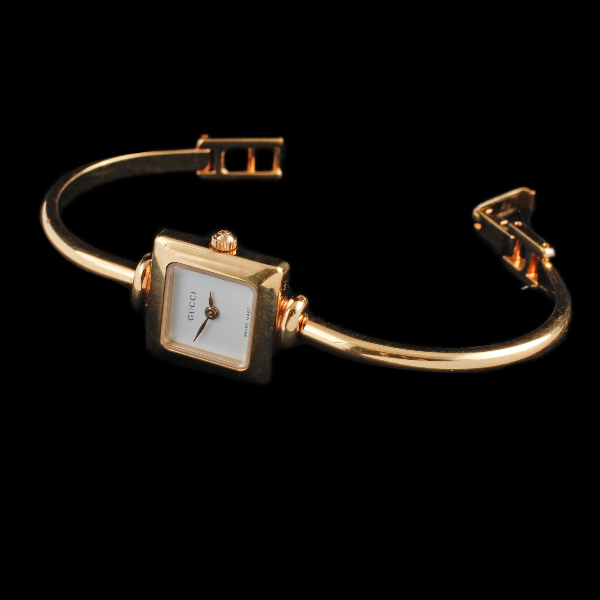 ARMBANDSUR, gulmetall, Gucci, 1900-talets slut.