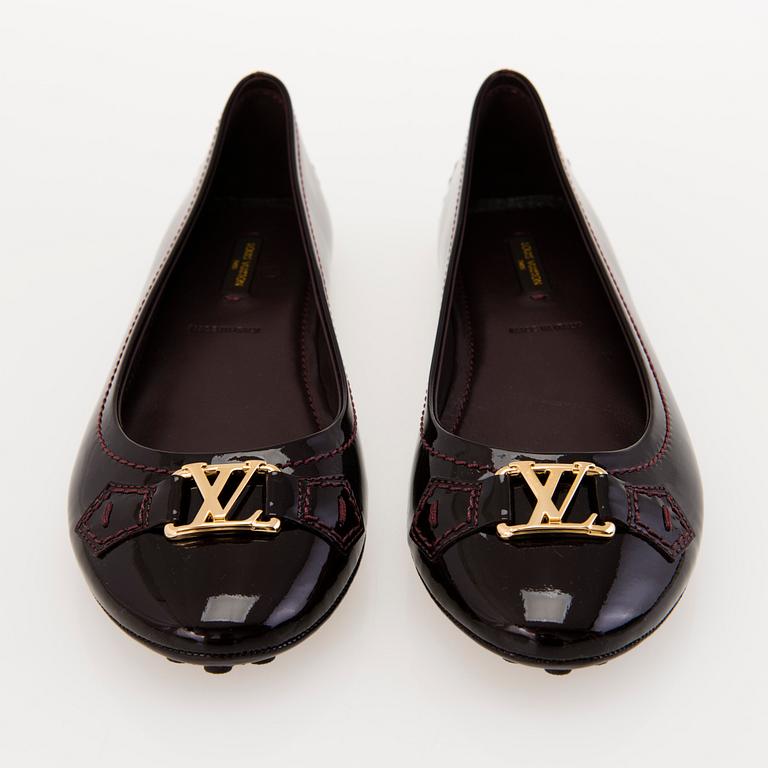 LOUIS VUITTON, "Oxford ballerina", SKOR i storlek 40.