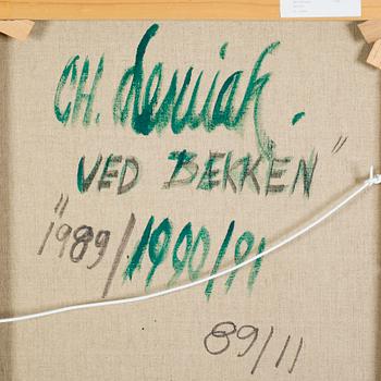 CHRYSTOPH LESNIAK, olja på duk, signerad a tergo.