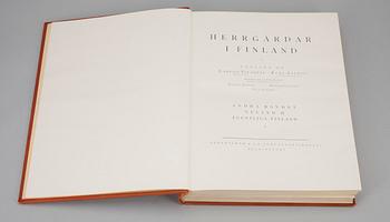 BÖCKER, 3 st, Herrgårdar i Finland, Söderstöms & Co Förlagsaktiebolag, Helsingfors 1928.