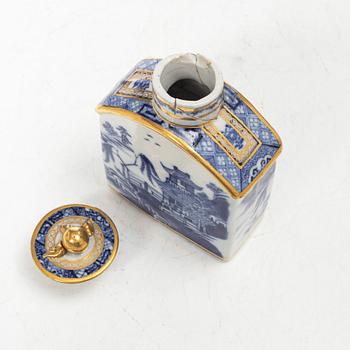 Teservis, 15 delar, kompaniporslin, Kina, Qingdynastin, Qianlong (1736-95).