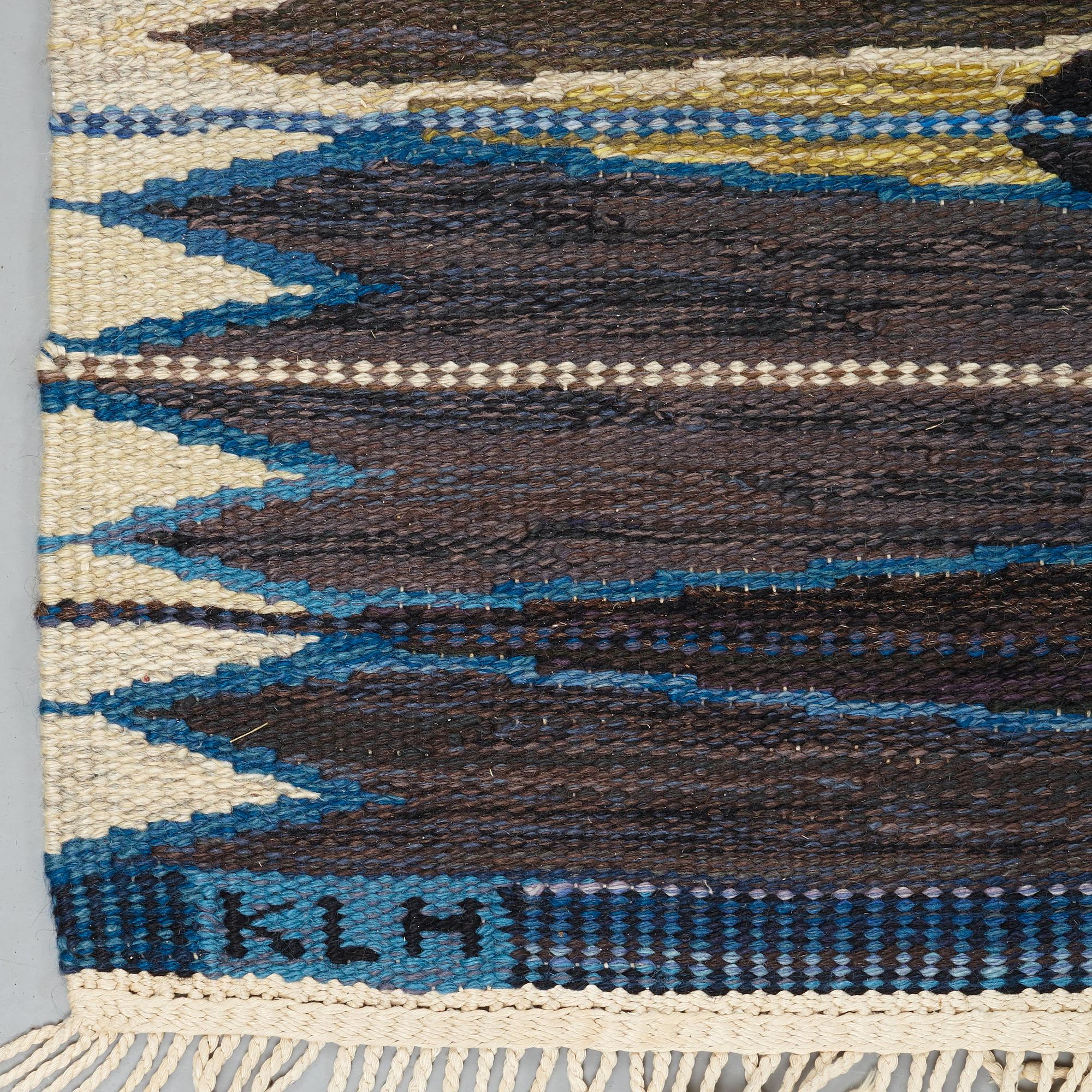 Ingrid Dessau, MATTA, rölakan, ca 255 x 213,5 cm, signerad KLH ID.