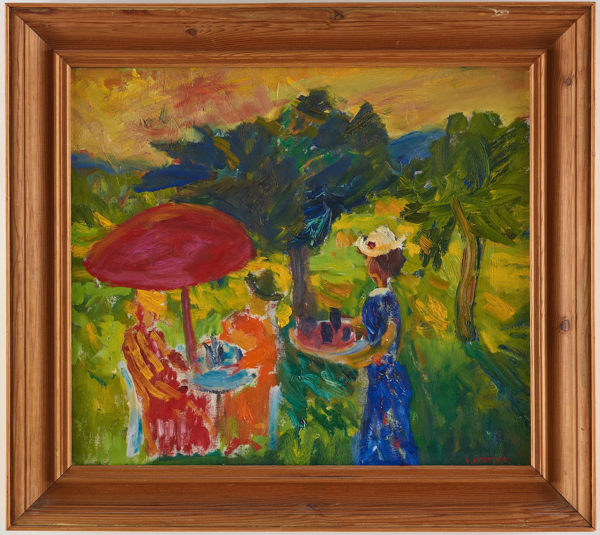 Ivan Ivarson, Under the parasol.