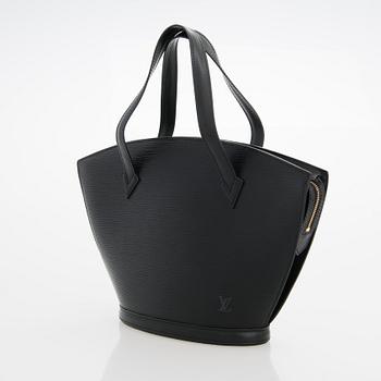Louis Vuitton, A Black Epi Leather Saint Jacques PM Bag.